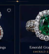 Ruby earrings