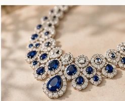 Sapphire necklace